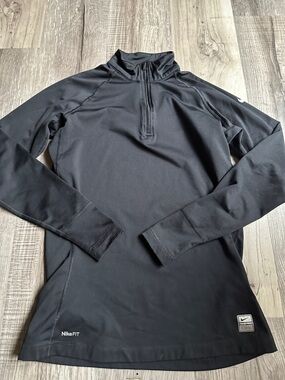 Nike Black Quarter-Zip Performance Top